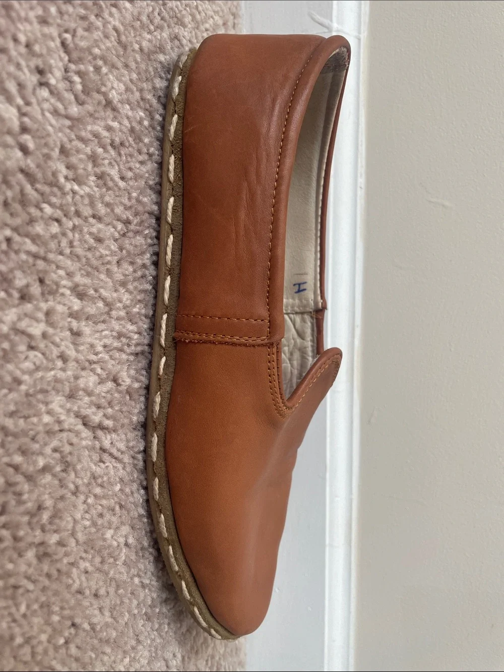 Sabah Tan Slip-On Comfort Shoes